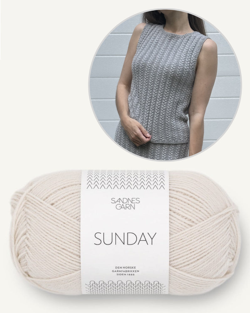 Bloomfield Top von Knitonomy mit Sunday von Sandnes Garn 6