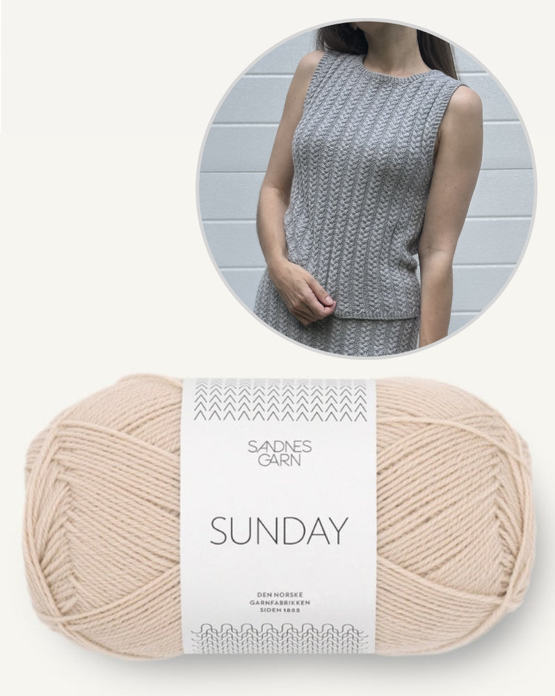 Bloomfield Top von Knitonomy mit Sunday von Sandnes Garn 8