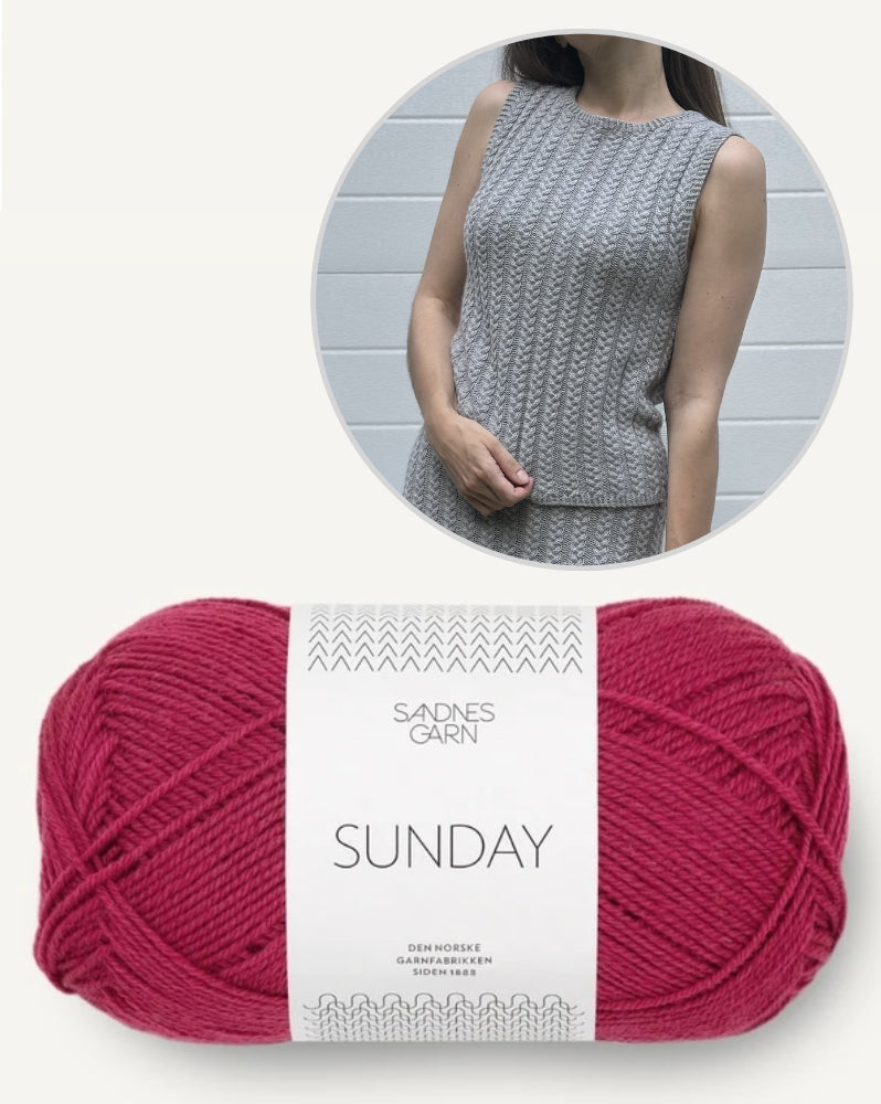 Bloomfield Top von Knitonomy mit Sunday von Sandnes Garn 11