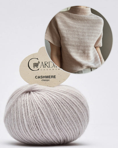 Blouse No. 3 | Strukturmuster aus Classic Cashmere von Cardiff - traumhaft weich