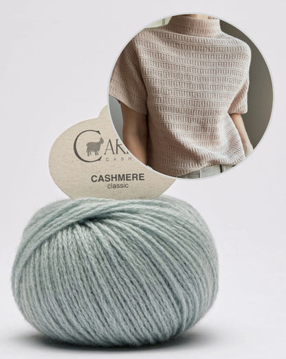 Blouse No. 3 | Strukturmuster aus Classic Cashmere von Cardiff - traumhaft weich