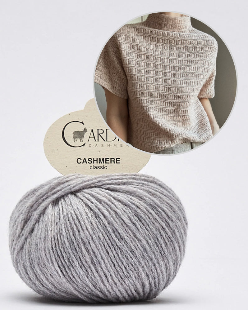 Blouse No. 3 | Strukturmuster aus Classic Cashmere von Cardiff - traumhaft weich