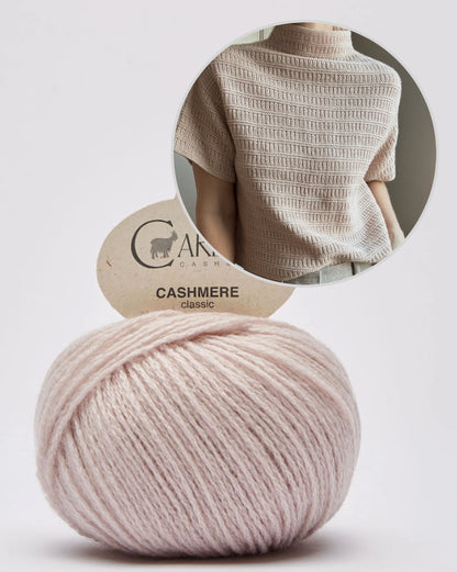 Blouse No. 3 | Strukturmuster aus Classic Cashmere von Cardiff - traumhaft weich