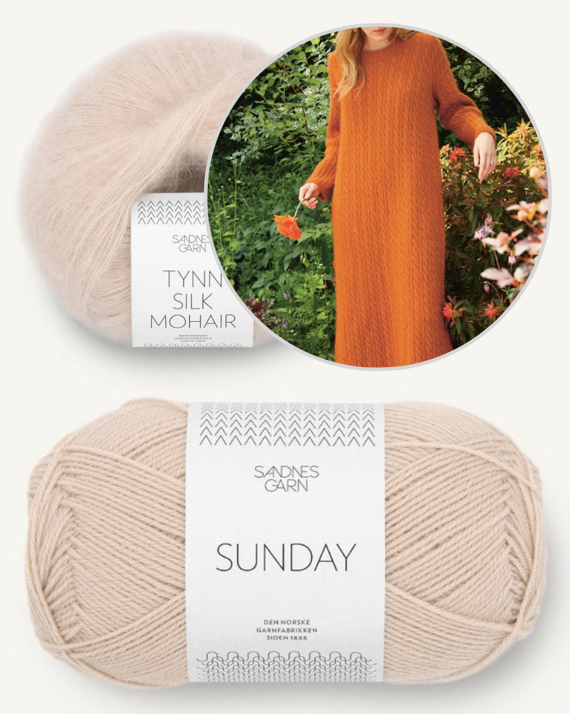 Bonnie Dress aus der Sandnes Kollektion 2409 DIY mit Sunday und Tynn Silk Mohair 8