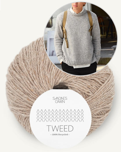 Brendan Sweater Tweed aus der Sandnes Kollektion 2412 Mr mit Tweed Recycled von Sandnes Garn 8