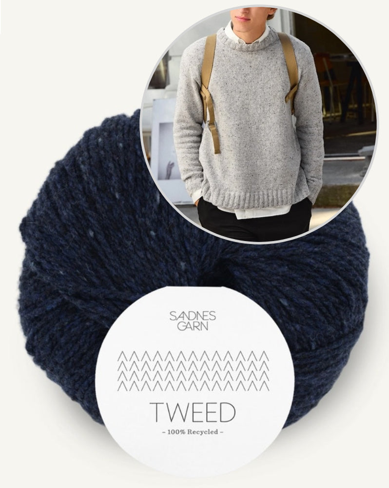 Brendan Sweater Tweed aus der Sandnes Kollektion 2412 Mr mit Tweed Recycled von Sandnes Garn 10