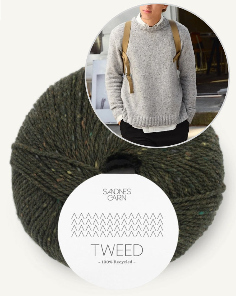 Brendan Sweater Tweed aus der Sandnes Kollektion 2412 Mr mit Tweed Recycled von Sandnes Garn 11