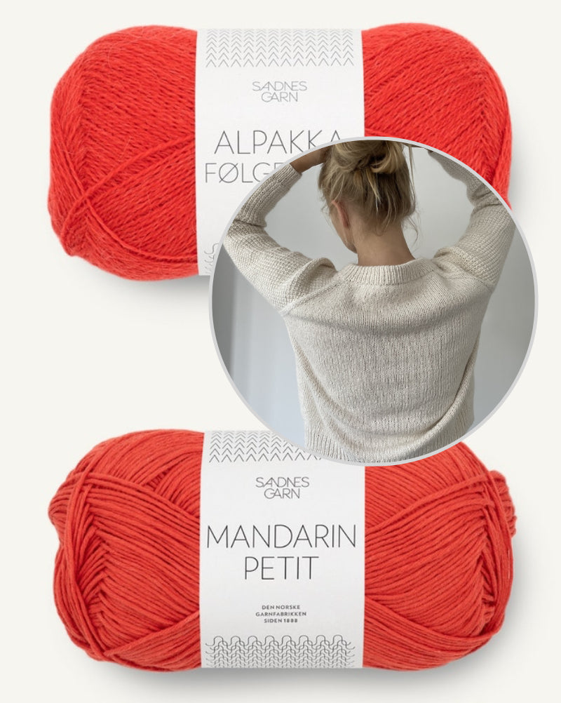 Coco Amour Knitwear Cabana Sweater mit Mandarin Petit und Alpakka Folgetrad von Sandnes Garn 10