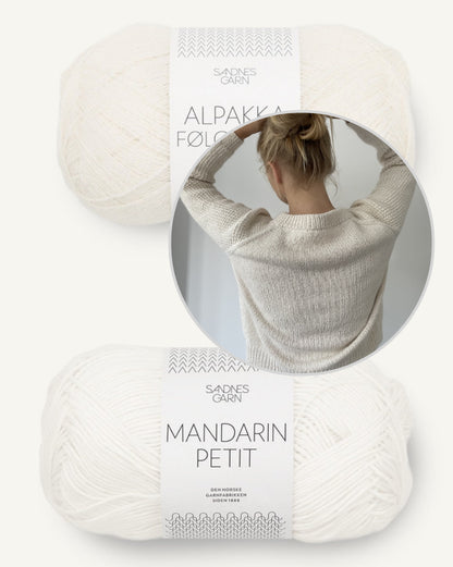 Coco Amour Knitwear Cabana Sweater mit Mandarin Petit und Alpakka Folgetrad von Sandnes Garn 8