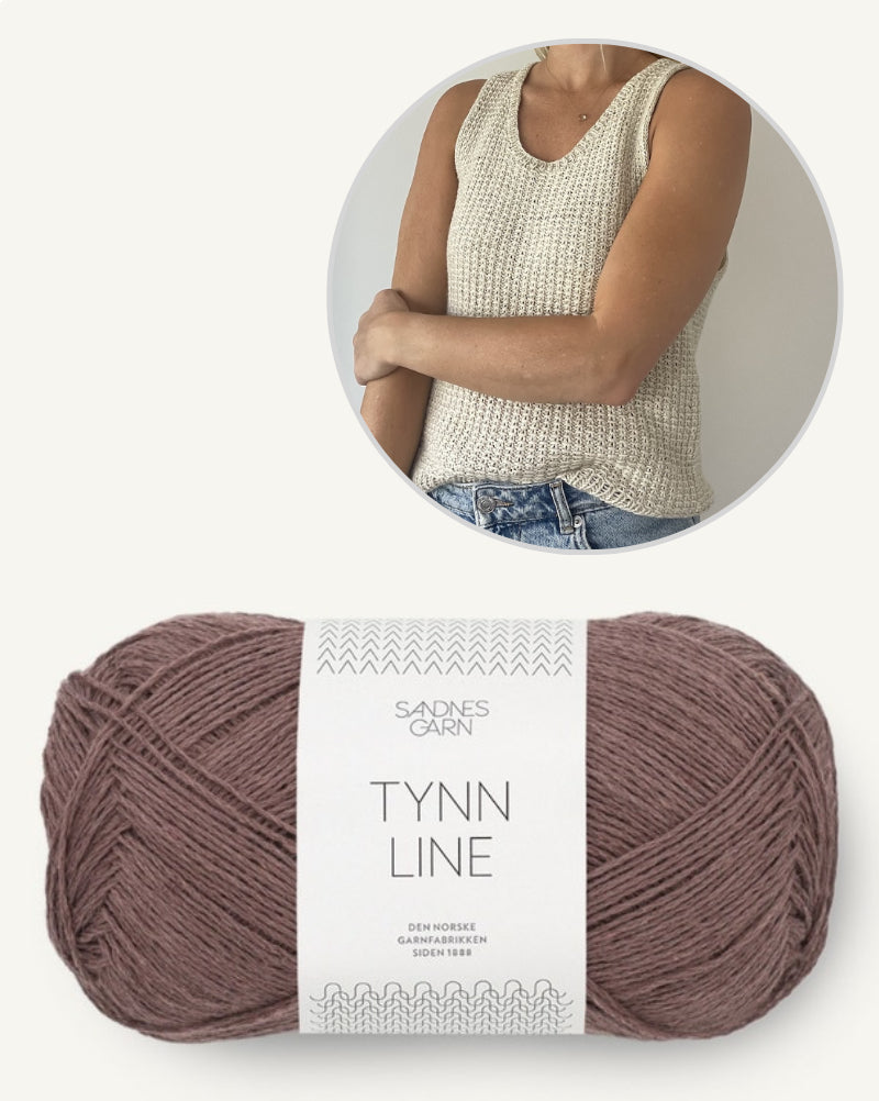 Cabana Top von Coco Amour Knitwear mit Tynn Line von Sandnes Garn 7