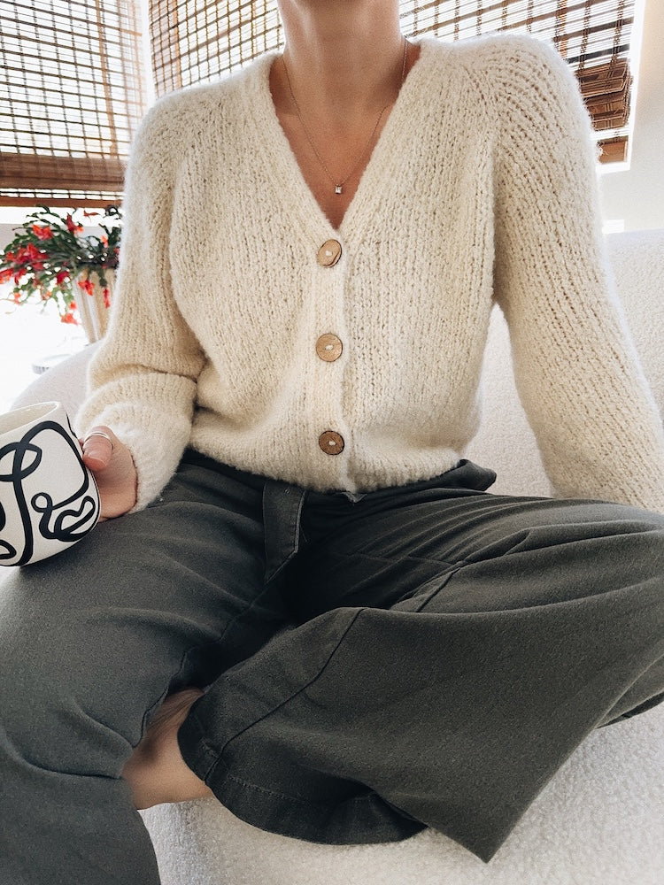 Caidree Teddy Dear Cardigan mit Curly von Cardiff Cashmere 2