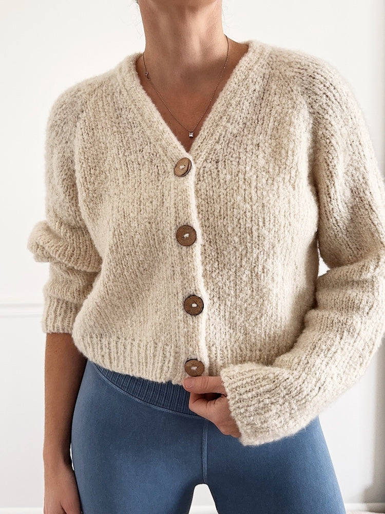 Caidree Teddy Dear Cardigan mit Curly von Cardiff Cashmere 3