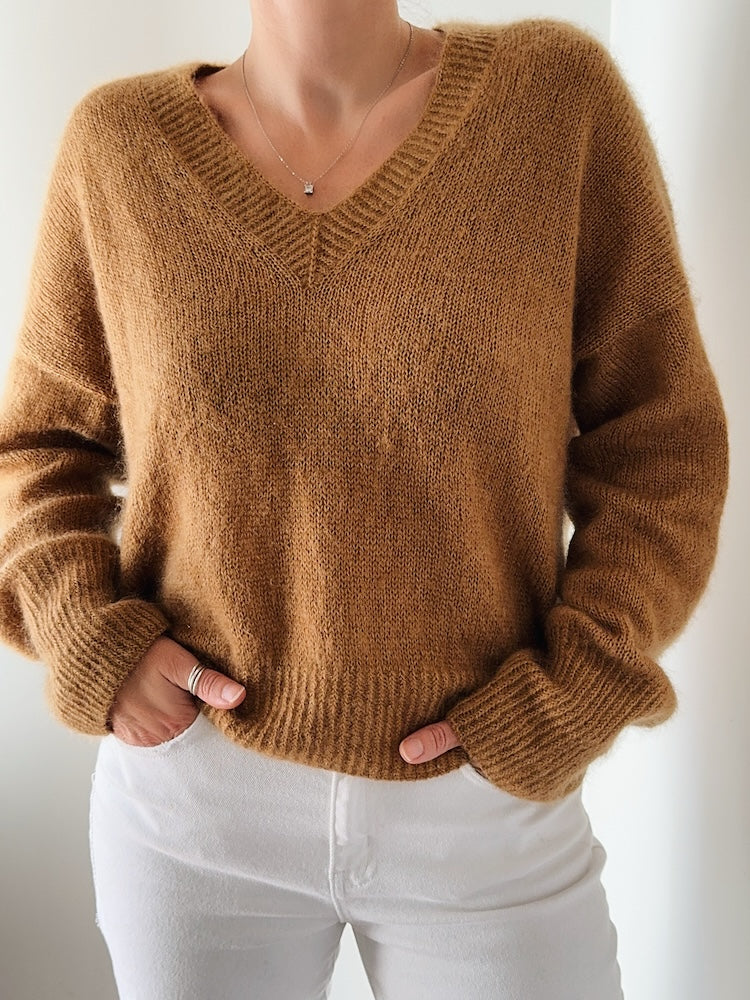 Tenane Sweater von Caidree mit Tynn Silk Mohair von Sandnes Garn 5