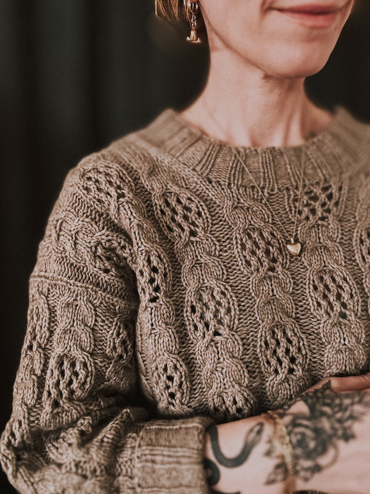 Mozart Pullover von Caitlin Hunter mit Heavy Merino von Knitting for Olive 4