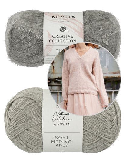 Camilla Sweater von Novita it Soft Merino 4-ply unt Tuuli 10