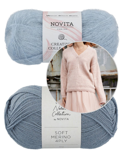 Camilla Sweater von Novita it Soft Merino 4-ply unt Tuuli 9