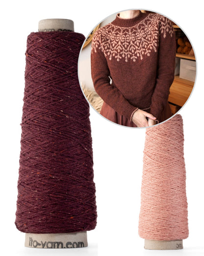 Teti Lutsak Candelariella Pullover mit Shimo von ITO Yarn 8