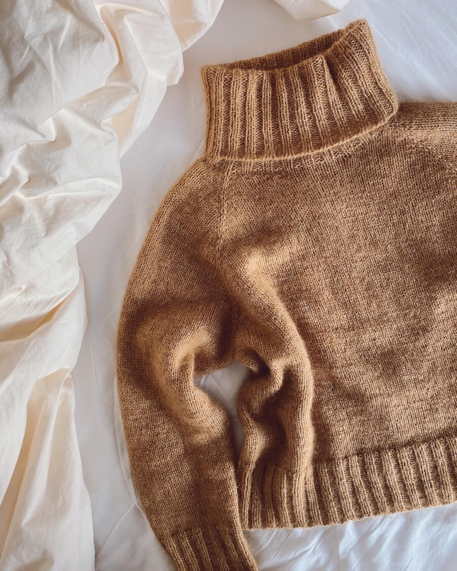 PetiteKnit, Caramel Sweater, camel 2