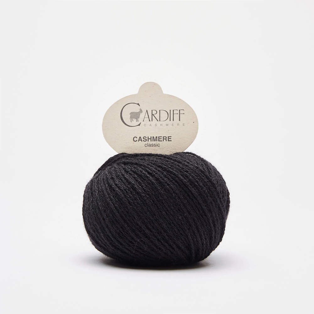 Cardiff Cashmere Classic Farbe nero 516