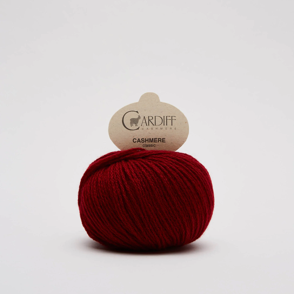 Cardiff Cashmere Classic Farbe scarlatta 714