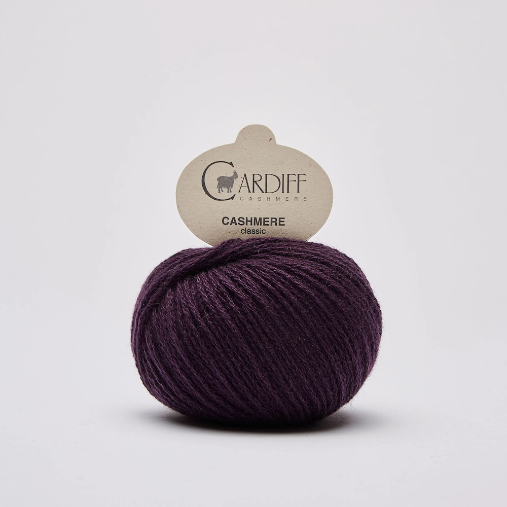 Cardiff Cashmere Classic Farbe uva 601