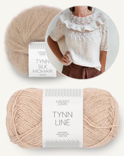 Carillon Tee von Knitting for Breakfast mit Tynn Line und Tynn Silk Mohair von Sandnes Garn 10