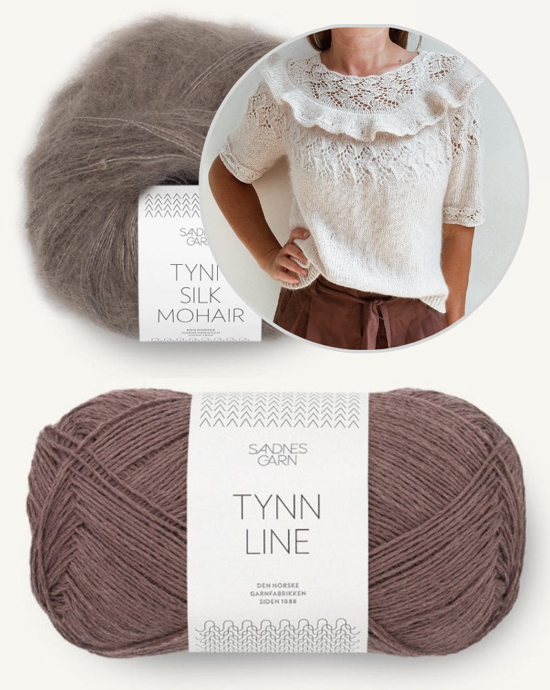 Carillon Tee von Knitting for Breakfast mit Tynn Line und Tynn Silk Mohair von Sandnes Garn 11