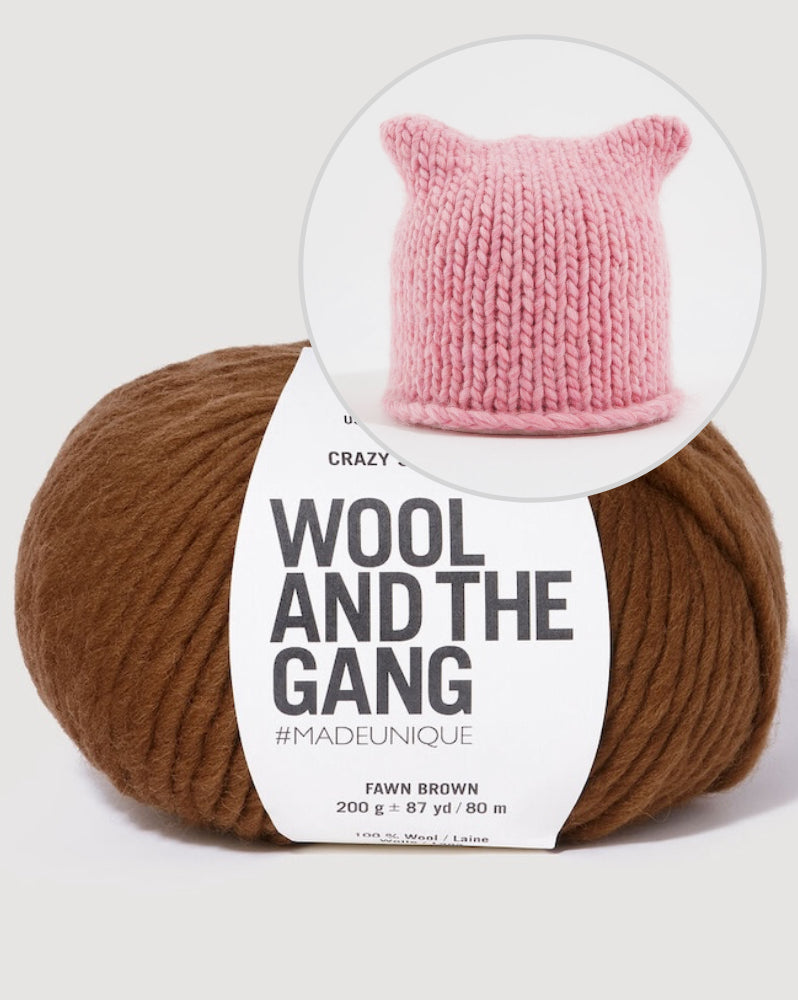 Wool and the Gang Cat Knits Hat mit Crazy Sexy Wool 5