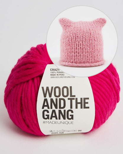 Wool and the Gang Cat Knits Hat mit Crazy Sexy Wool 9