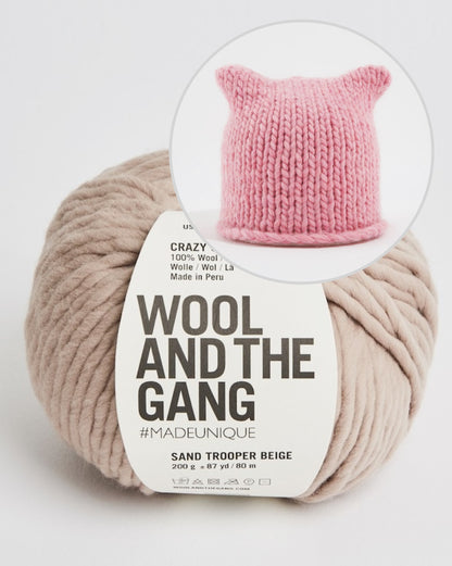 Wool and the Gang Cat Knits Hat mit Crazy Sexy Wool 7