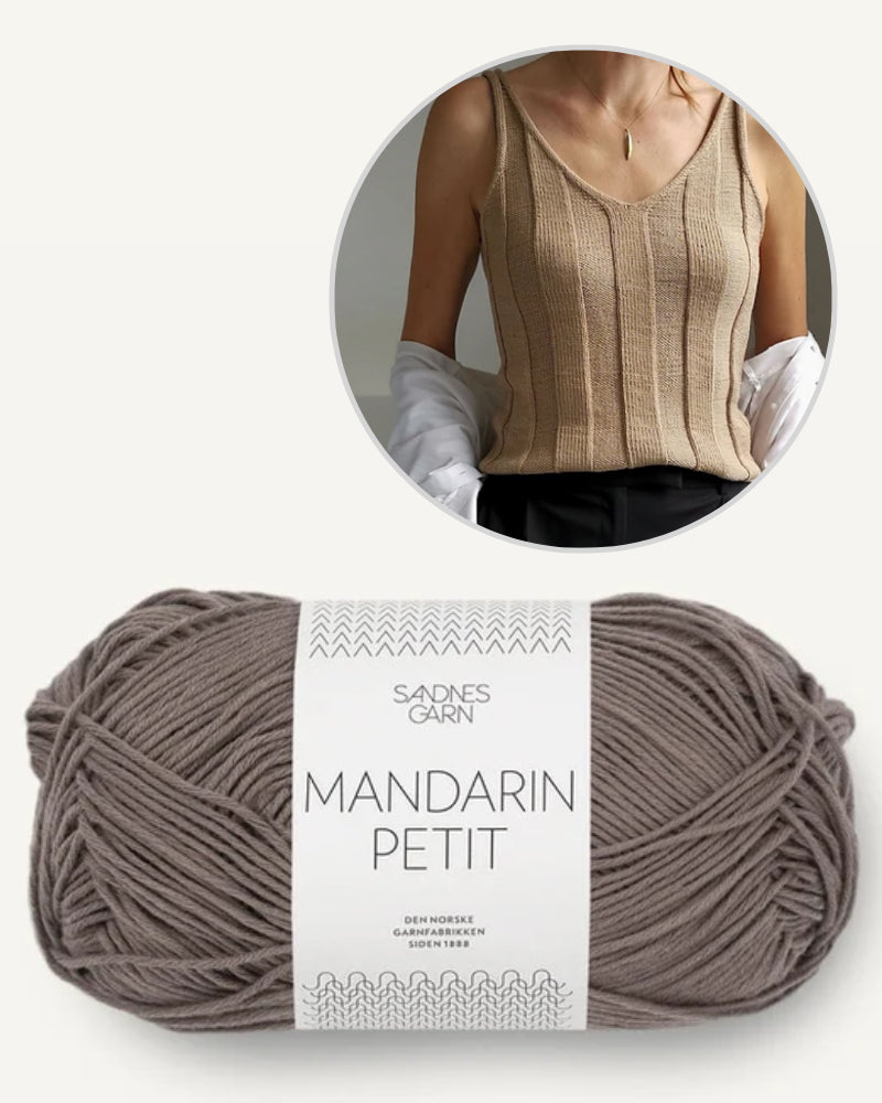 Cécile Top von Paula-m mit Mandarin Petit von Sandnes Garn 11