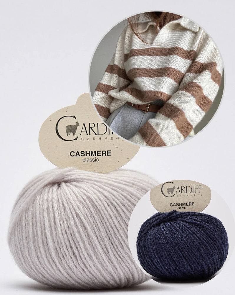 Moreca Knit Charlie Pullover mit Cashmere Classic von Cardiff 10