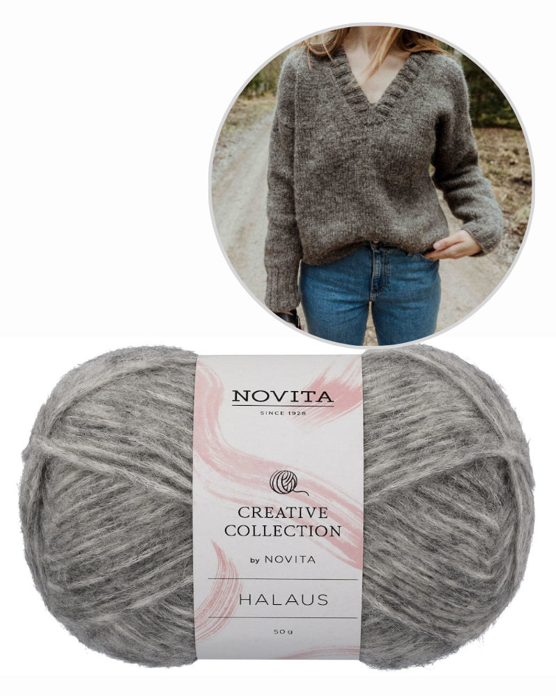 Chloe Sweater von Woodlandsknits für Garnpaket mit Halaus von Novita 11