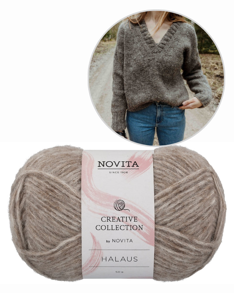 Chloe Sweater von Woodlandsknits für Garnpaket mit Halaus von Novita 10