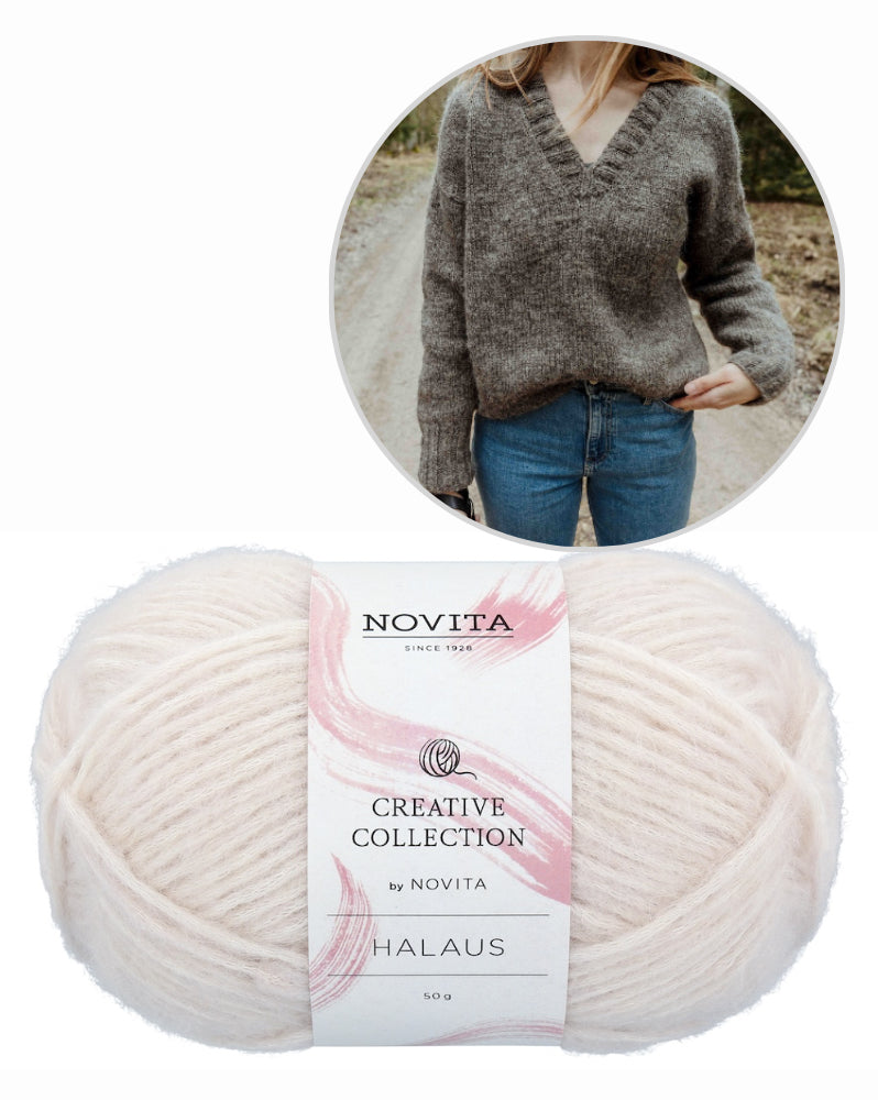 Chloe Sweater von Woodlandsknits für Garnpaket mit Halaus von Novita 13