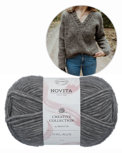 Chloe Sweater von Woodlandsknits für Garnpaket mit Halaus von Novita 17