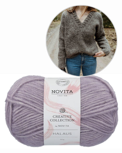 Chloe Sweater von Woodlandsknits für Garnpaket mit Halaus von Novita 12