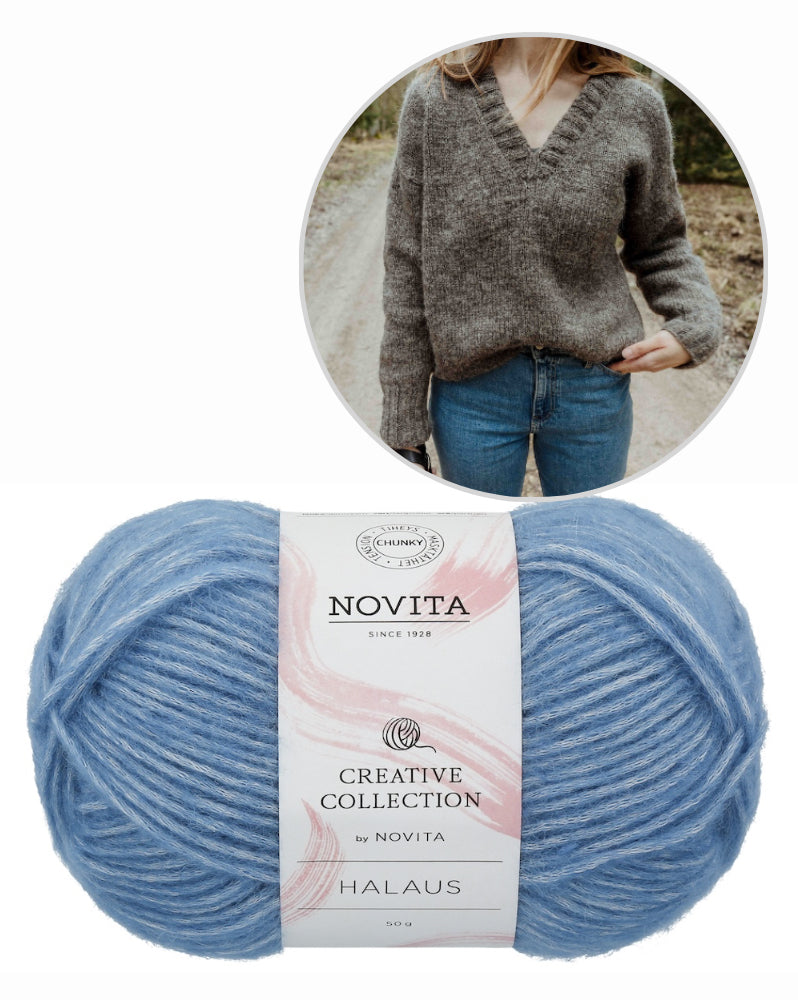 Chloe Sweater von Woodlandsknits für Garnpaket mit Halaus von Novita 15