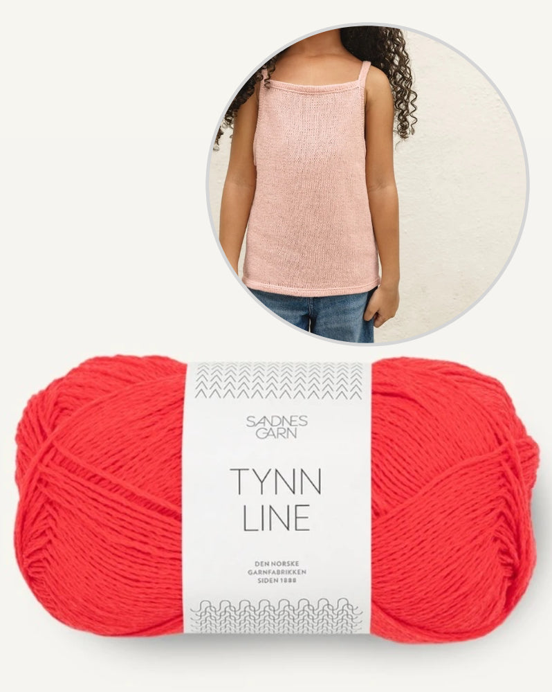 Sandnes Kollektion 2503 Sommerbarn Clementine Top mit Tynn Line von Sandnes Garn 6