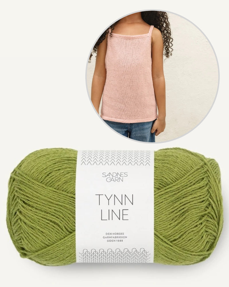 Sandnes Kollektion 2503 Sommerbarn Clementine Top mit Tynn Line von Sandnes Garn 9