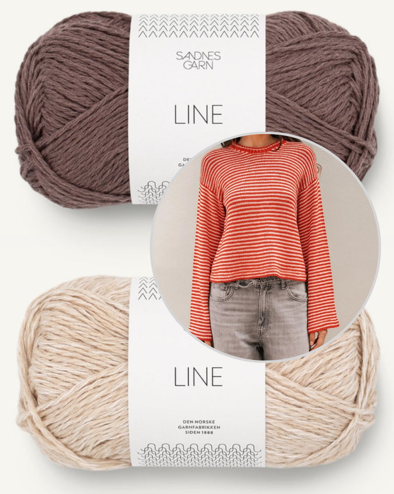 Cleo Sweater aus der Sandnes Kollektion 2504 mit Line von Sandnes Garn 9