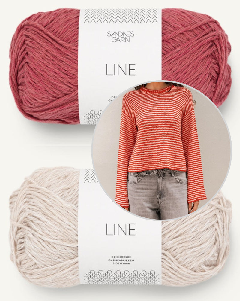 Cleo Sweater aus der Sandnes Kollektion 2504 mit Line von Sandnes Garn 10