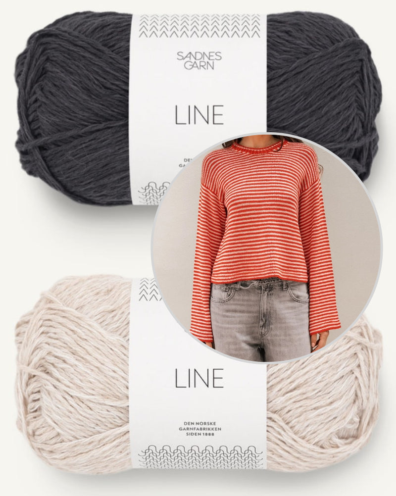 Cleo Sweater aus der Sandnes Kollektion 2504 mit Line von Sandnes Garn 7