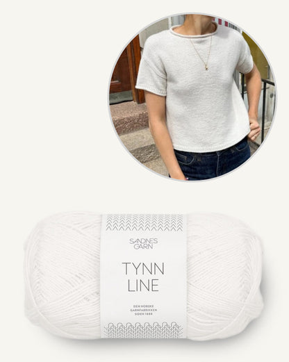 PetiteKnit Cloud Tee mit Tynn Line von Sandnes Garn 6