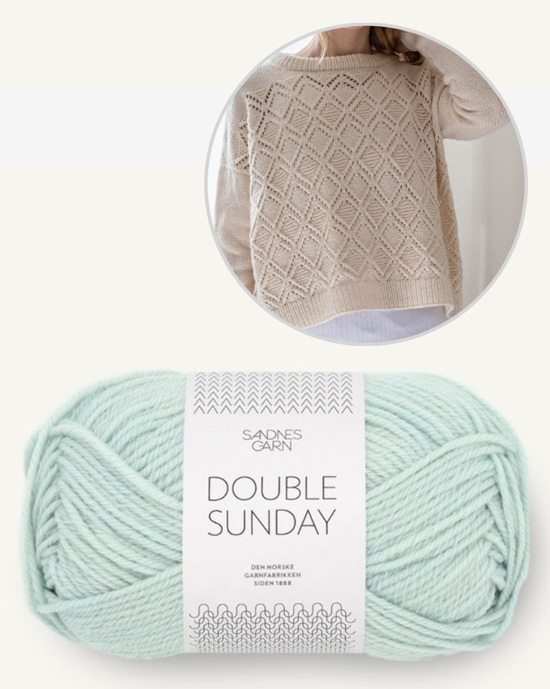 Cloudy Day Sweater von SuviKnits mit Double Sunday von Sandnes Garn 11