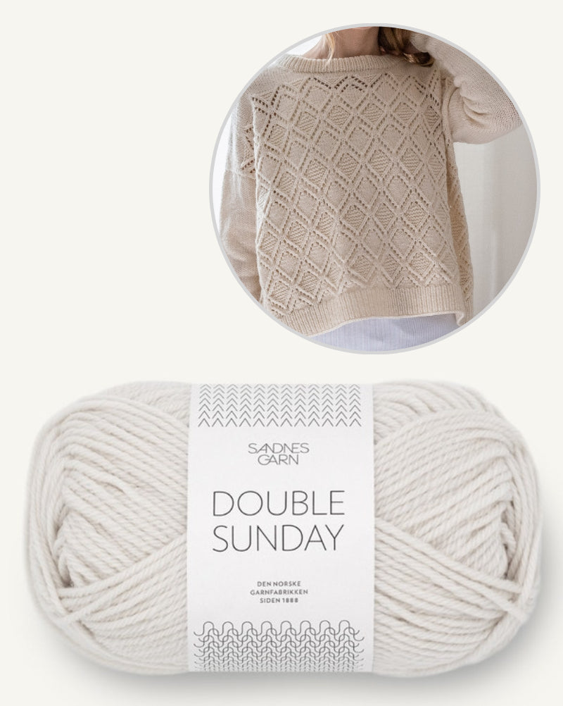 Cloudy Day Sweater von SuviKnits mit Double Sunday von Sandnes Garn 9