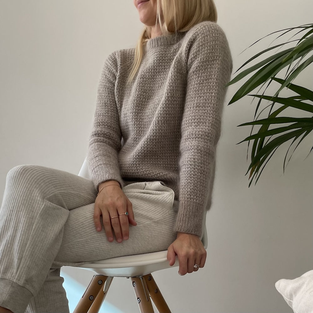 Banrsley Sweater von Coco Amour Knitwear mit Sunday und Tynn Silk Mohair von Sandnes Garn 3