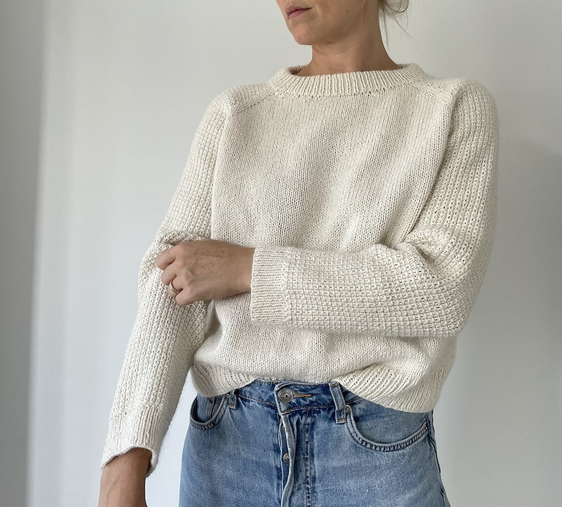 Coco Amour Knitwear Cabana Sweater mit Mandarin Petit und Alpakka Folgetrad von Sandnes Garn 3