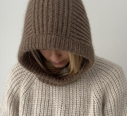 Hebrides Hood von Coco Amour Knitwear mit Heavy Merino und Soft Silk Mohair von Knitting for Olive 4