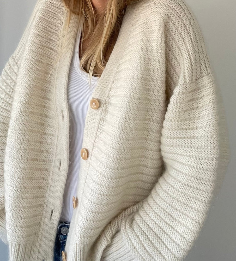 Coco Amour Knitwear Montrose Cardigan mit Double Sunday und Tynn Silk Mohair von Sandnes Garn 3